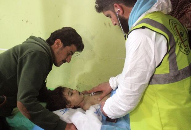 Syria toxic gas attack suspected