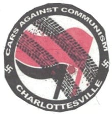 neo-nazi sticker rosemont