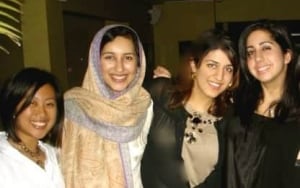 Sadia Rafiquddin with friends