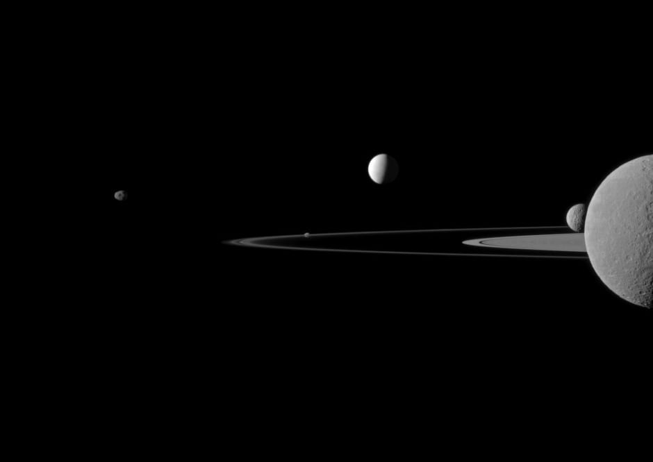 saturn moons