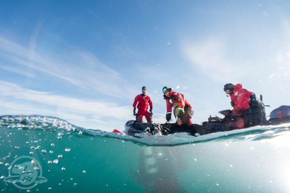 Parks Canada underwater archaeologists