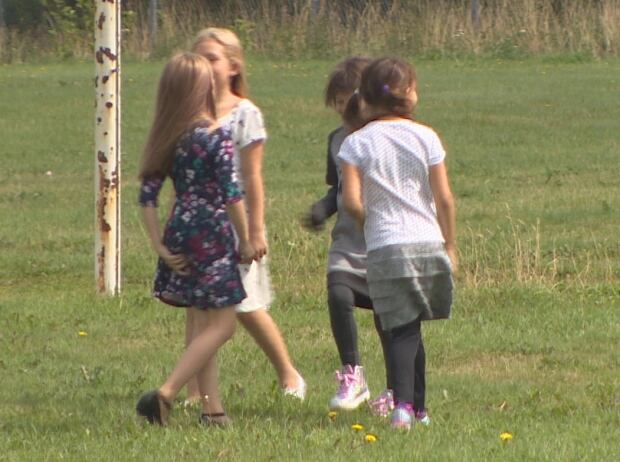 Children playing St. John's
