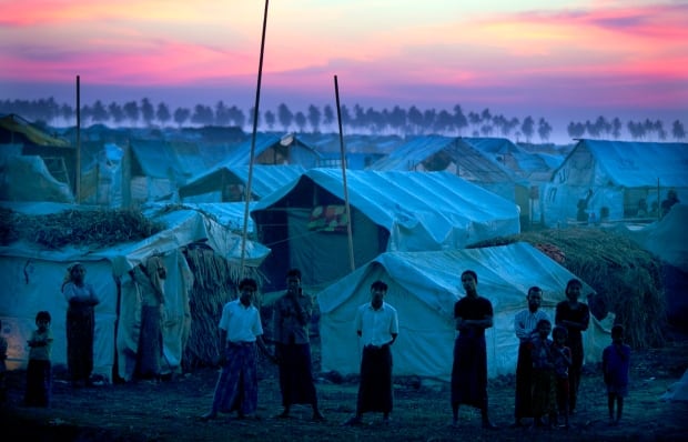 Sittwe, Myanmar IDP camp