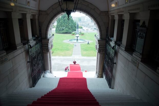 Throne speech red carpet September 2017 bc legislature
