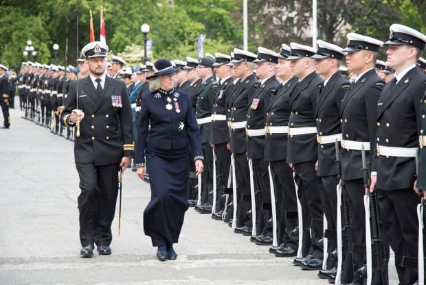 Lieutenant-Governor Judith Guichon arrives for B.C. NDP Throne Speech