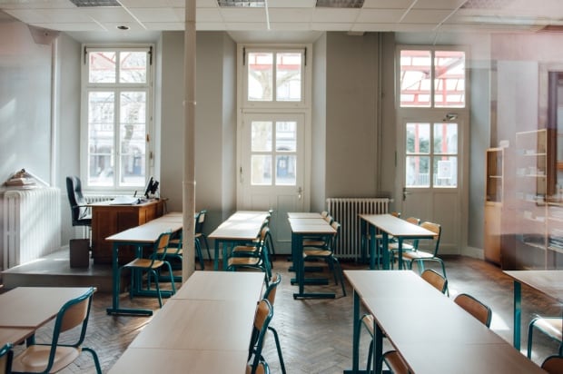 Empty classroom