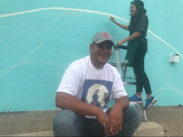 Isaac Murdoch Edmonton mural