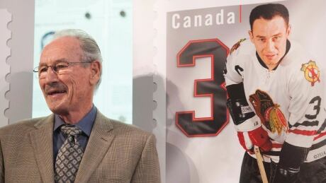 Pierre Pilote played a total of 14 seasons in the NHL from 1955-1969, 13 of those with the Chicago Blackhawks and one — his final season — with the Toronto Maple Leafs. pierre-pilote