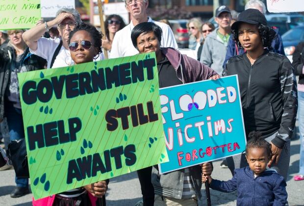 Quebec Flood Victims Rally 20170910