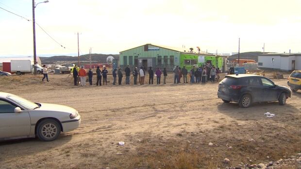 Iqaluit Beer and Wine store line