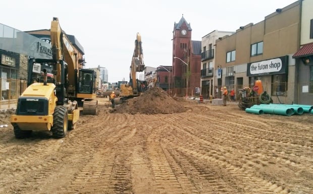 Uptown Waterloo construction