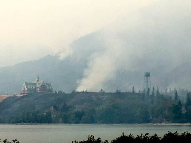 Waterton Prince of Wales hotel Kenow fire