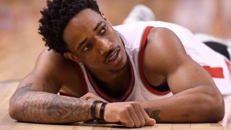 Toronto Raptors guard DeMar DeRozan is apparently displeased with his No. 36 ranking by Sports Illustrated. BKN Cavaliers Raptors 20170507