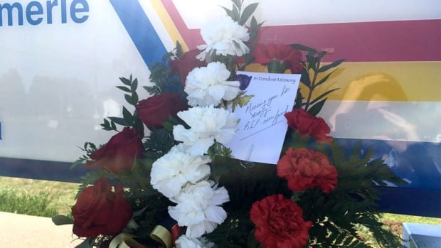 Amherst RCMP flowers