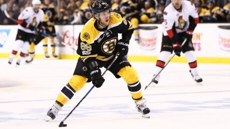 David Pastrnak has agreed to a six-year, $40-million deal with the Boston Bruins. 95395944