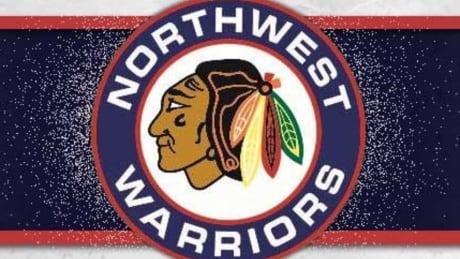 This logo will be replaced over a 3-year period as the Calgary minor hockey team works towards a renewed relationship with a Calgary-area First Nation. Northwest Warriors logo to be replaced