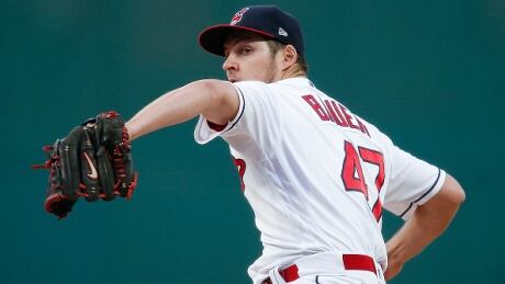 Trevor Bauer allowed four runs as the Cleveland Indians' win streak ended after 22 games. bauer-trevor-091517