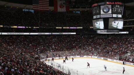 The Arizona Coyotes were forced to cancel a pre-season game against the Los Angeles Kings on Sunday due to poor ice conditions. gila-river