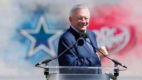 Jerry Jones can now say he own's the world's most valuable sports franchise according to Forbes' latest valuation. Dallas-Cowboys-Jerry-Jones