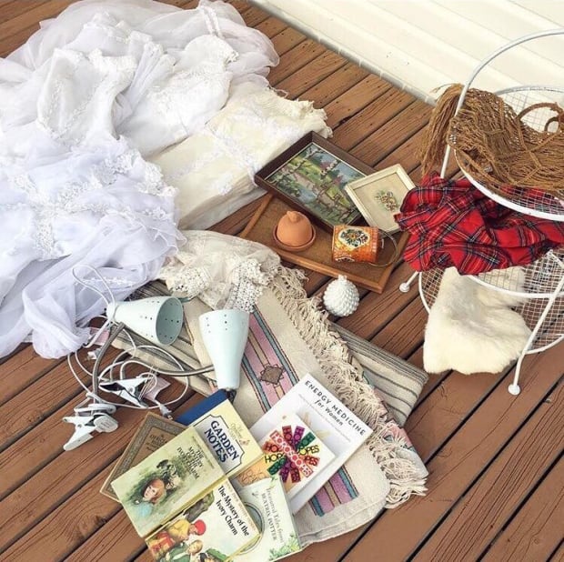 yard sale finds via Instagram