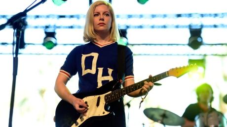 INDIO, CA - APRIL 23: Musician Molly Rankin of Alvvays performs onstage during day 2 of the 2016 Coachella Valley Music & Arts Festival Weekend 2 at the Empire Polo Club on April 23, 2016 in Indio, California. (Photo by Frazer Harrison/Getty Images for Coachella) 611855589KI00150_2016_Coach