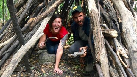 "I think being a kid makes you a happier grownup," says Sandra Schmidtke. Now or Never co-host Trevor Dineen agrees. Sandra Schmidtke and Trevor Dineen