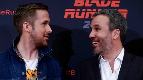Actor Ryan Gosling, left, and Director Denis Villeneuve pose to the media during a photocall to promote the film Blade Runner 2049. FILM Blade Runner Montreal Fest 20170921