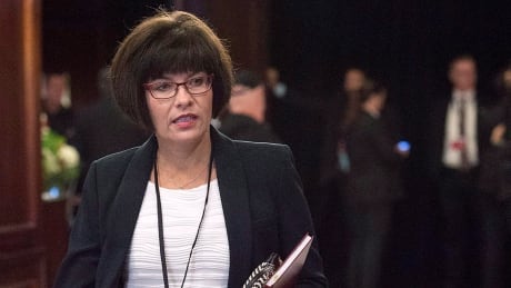 Health Minister Ginette Petitpas Taylor heads to the morning session as the Liberal cabinet meets in St. John's, N.L. on Wednesday, Sept. 13, 2017. Federal Cabinet Retreat 20170913