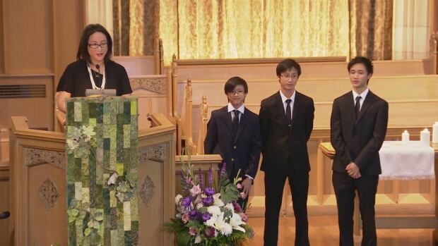 Arnold Chan's family