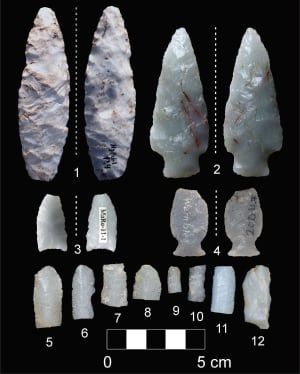 Tertiary Hills Clinker artifacts