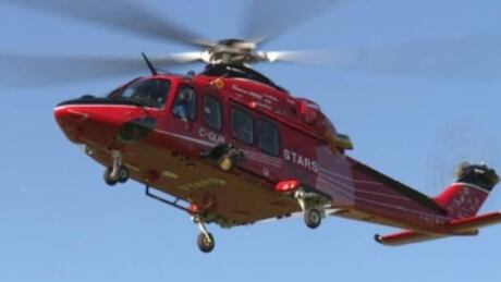RCMP say the girl was taken to hospital by STARS air ambulance. STARS