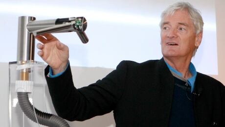 IMAGE DISTRIBUTED FOR DYSON - Dyson Founder James Dyson speaks at the Dyson Airblade launch event at the GlassHouses in New York on Monday, Feb. 04, 2013. (Mark Von Holden/AP Images for Dyson) Dyson Event Launch
