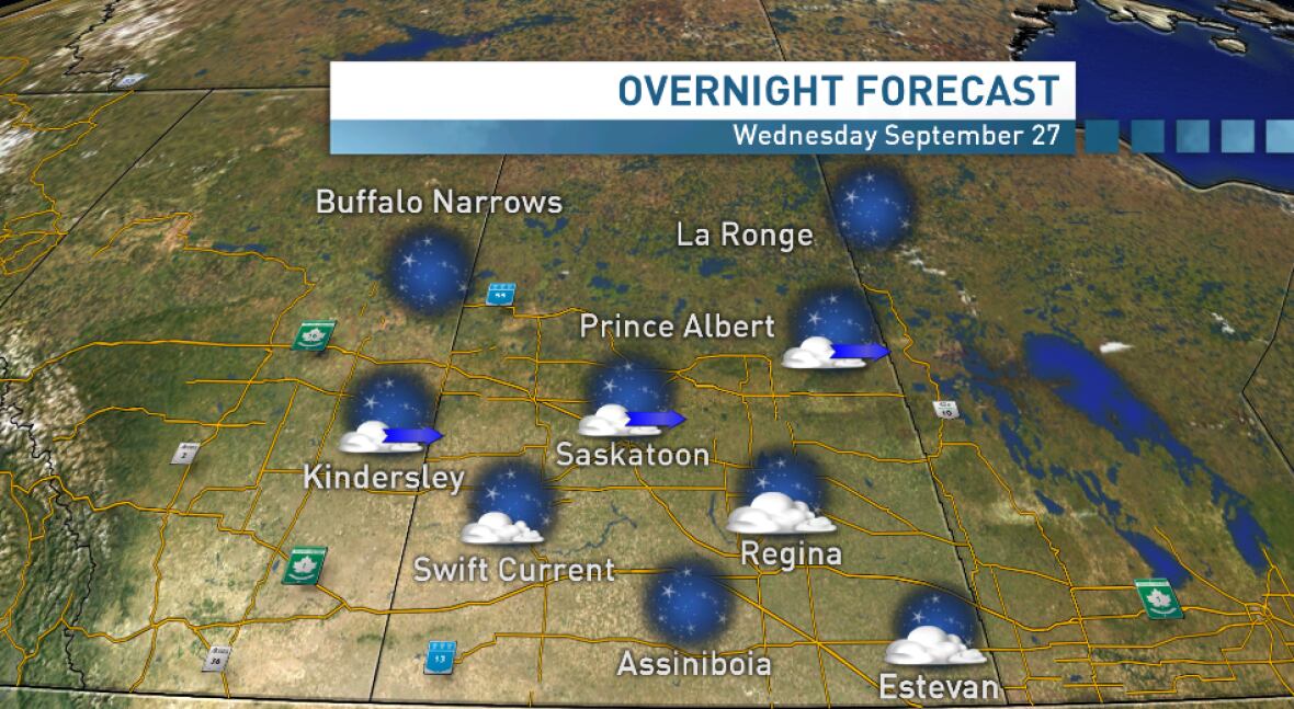 Look up! Good chance of northern lights on the Prairies this week CBC News