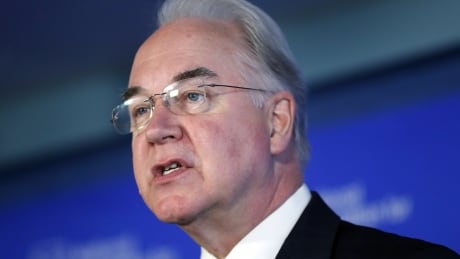 Health and Human Services Secretary Tom Price speaks during a National Foundation for Infectious Diseases (NFID) news conference recommending everyone age six months an older be vaccinated against influenza, Thursday, Sept. 28, 2017 in Washington. Flu Vaccine