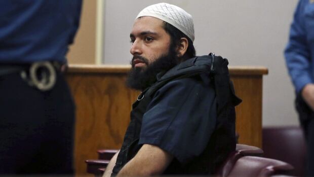 New York's alleged 'Chelsea bomber' removed from court on trial's first day