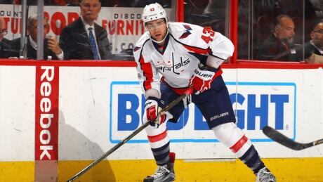 Washington Capitals' Tom Wilson will miss four games for boarding St. Louis Blues forward Sammy Blais. wilson-tom
