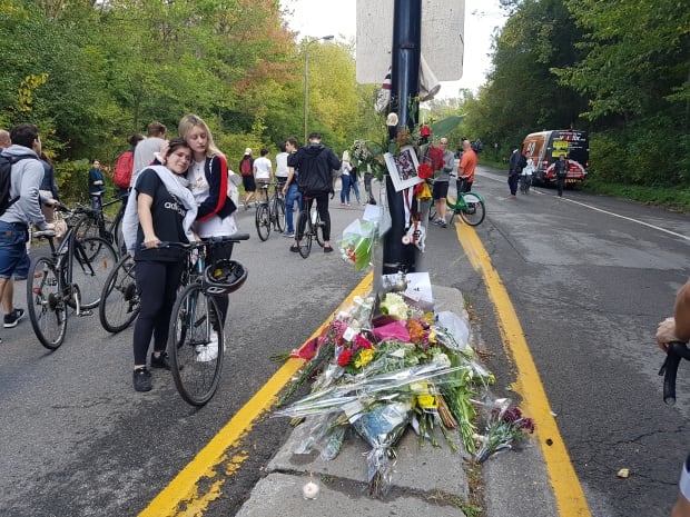 cyclists camillien houde vigil clement ouiment