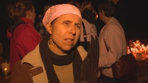 Candace Hill says attending the vigil was too difficult for Brittany's parents.