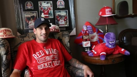 Detroit Red Wings' superfan Nick Horvath, of Windsor, faces a lifetime ban after throwing the first octopus onto the ice at Little Caesars Arena, the new home of the Wings. Nick Horvath