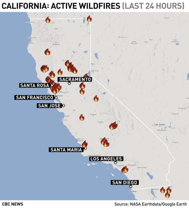 California wildfires, 1700, Oct. 10, 2017
