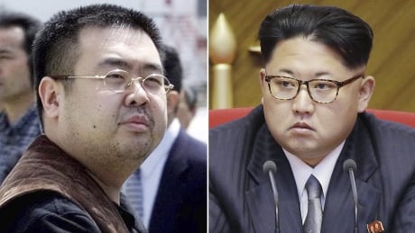 This combination of file photos shows Kim Jong-nam, left, exiled half-brother of North Korea's leader Kim Jong-un. Kim Jong-nam, 46 was killed after an attack Feb. 13, 2017, in a shopping concourse at Kuala Lumpur International Airport, Malaysia.<br />
<br />
<br />
Malaysia North Korea-Kim