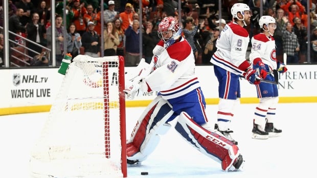 Montreal Canadiens usually cool customer Carey Price smashed his stick twice against his goalpost in a fit of anger during his team’s loss to Anaheim last week