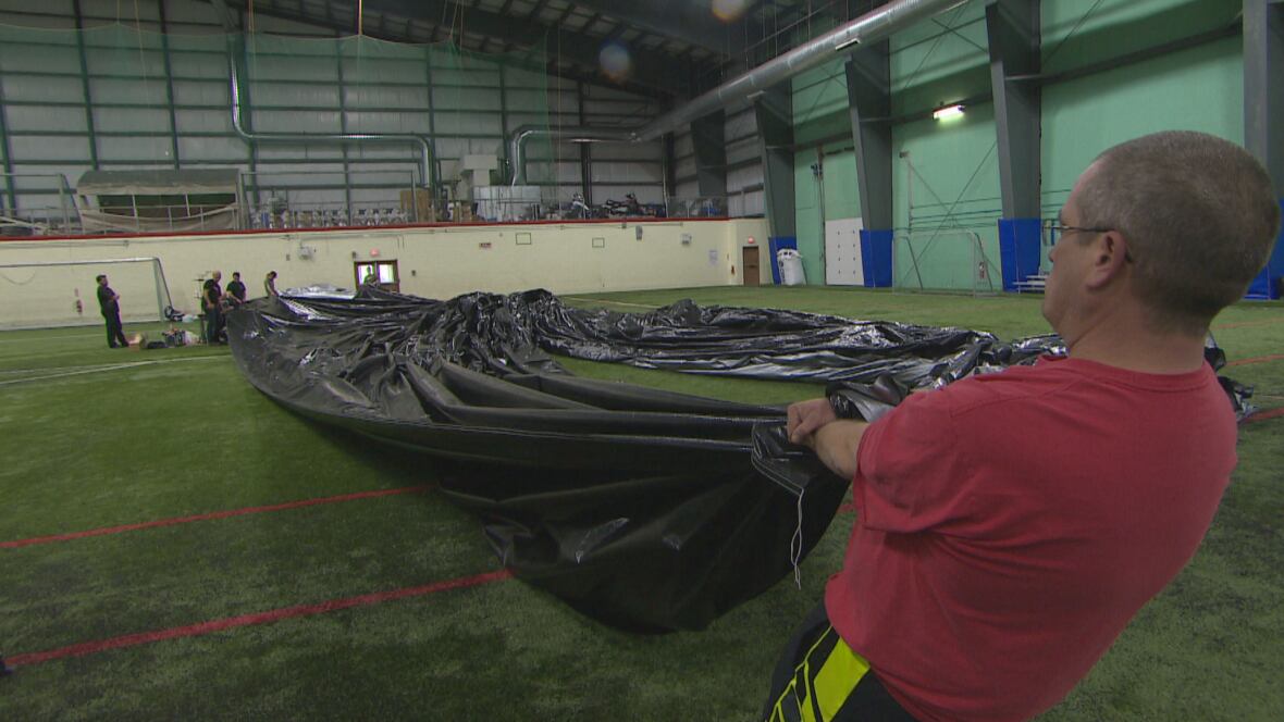Huge saltcovering tarps made by family business nearly a century old