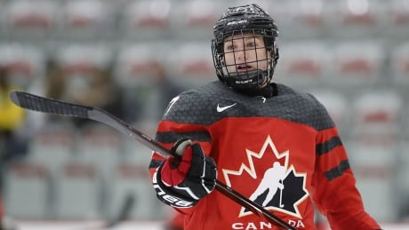 Canadian women's hockey player Laura Stacey at WinSport in Calgary, Alberta on October 3rd, 2017. stacey-laura-2017-1180