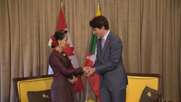 Aung San Suu Kyi Justin Trudeau