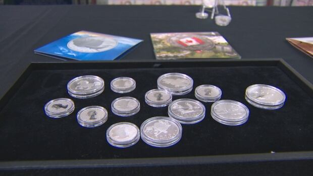 Mint Face Value Coin display