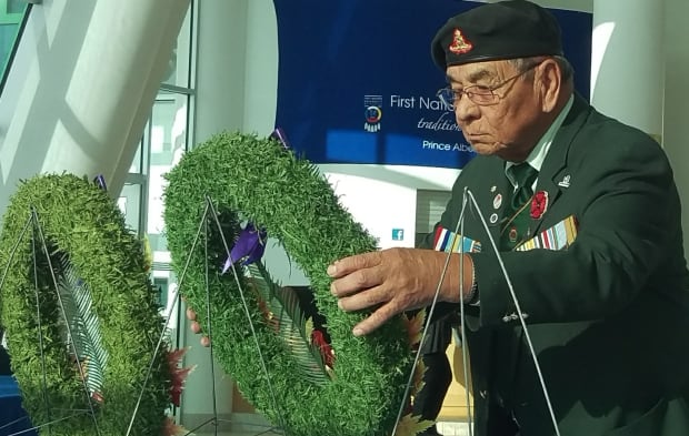 Elder Tony Cote FNUniv Remembrance Day 2017
