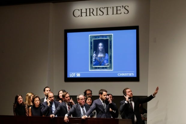 Da Vinci's Salvator Mundi sold for $450 million