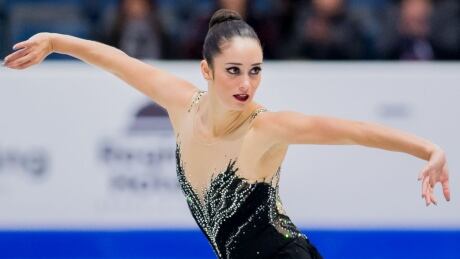 Kaetlyn Osmond tumbled to third place overall after a fall during her free skate program at the Grand Prix of Figure Skating's Internationaux de France in Grenoble on Saturday. Kaetlyn Osmond