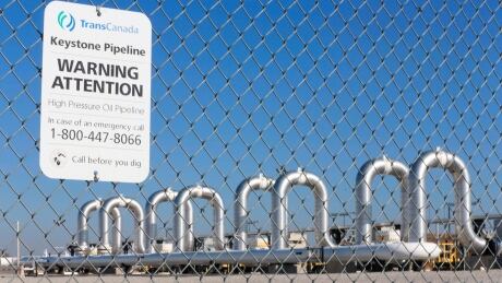 In this Nov. 3, 2015 file photo, the Keystone Steele City pumping station, into which the planned Keystone XL pipeline is to connect to, is seen in Steele City, Neb. Nebraska has approved TransCanada's Keystone XL route in a 3 to 2 vote, clearing the last major regulatory hurdle for the controversial project. TransCanada Keystone Decision 20171120